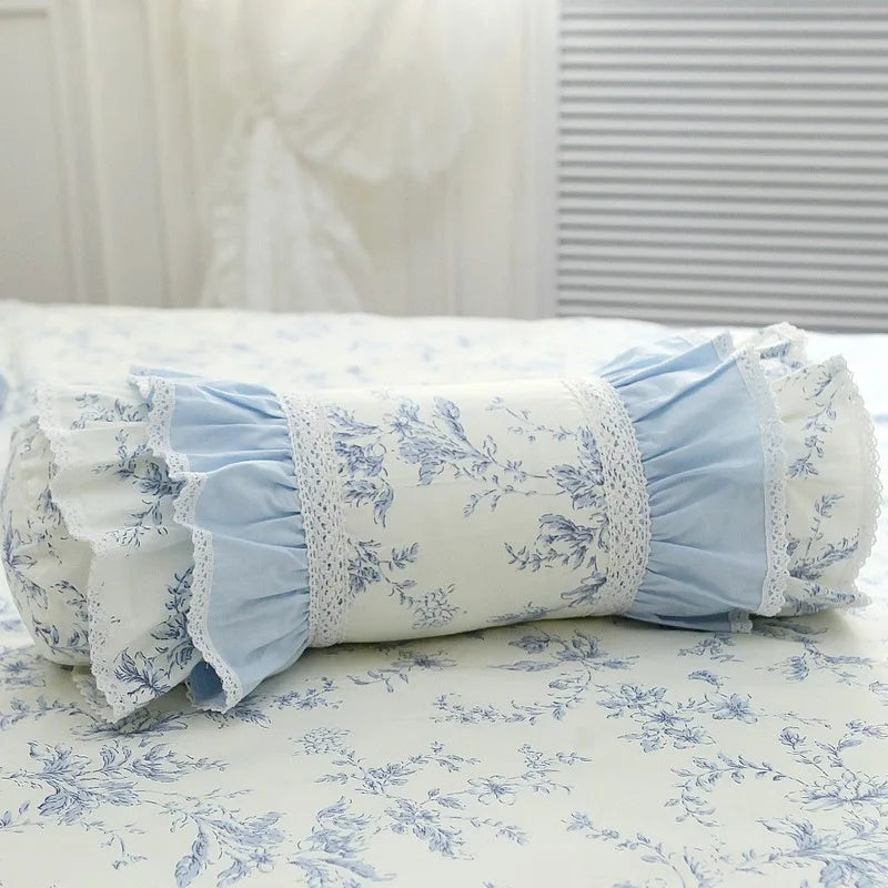 Rynx Lace Ruffle Pillowcases Home Decor Bedding Pillowcase Bed Pillow Candy Pillow Princess Lumbar Pillow Sofa Throw Pillow