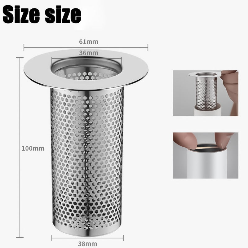 Lisslune | Leak-Proof Kitchen Sink Floor Drain Filter