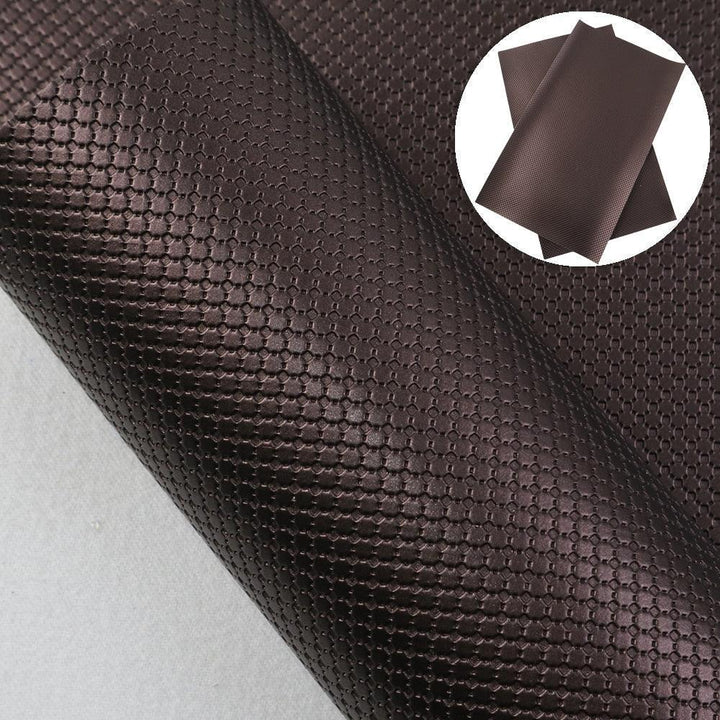 Lisslune | Argyle Patent Faux Leather Craft Sheet - Perfect for DIY Projects, 20*33cm