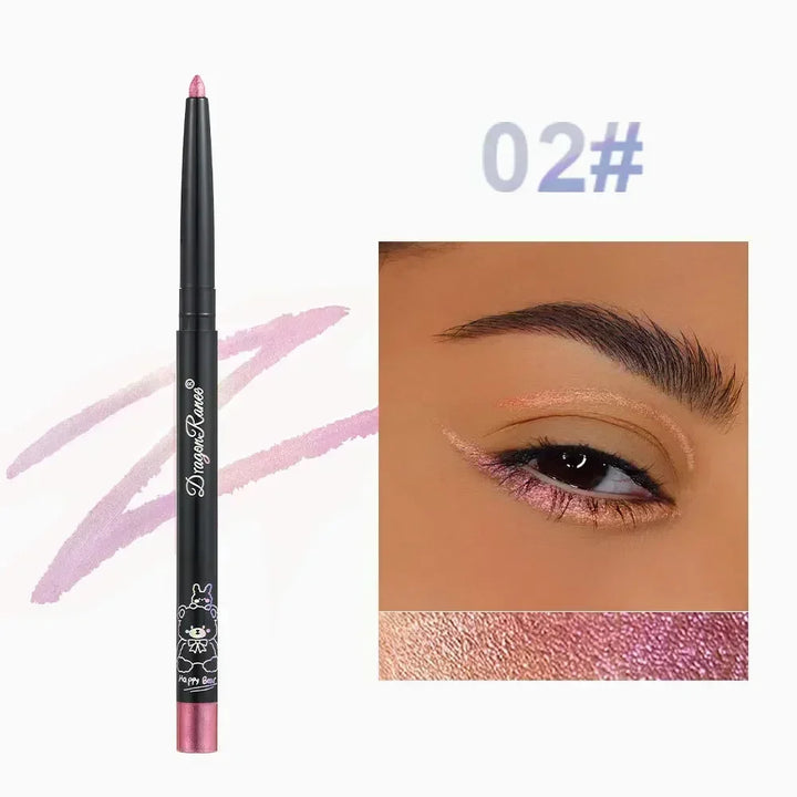 Rynx | Glitter Aurora Eyeliner Pencil Multi Chrome Eyeliner Long-lasting shiny metallic eyeshadow Lying silk caterpillar Green Purple Makeup pigment