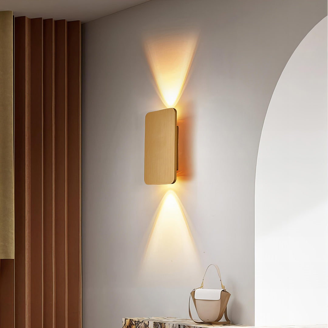 Lisslune | Koda - Rectangular Up/Down Wall Light Warm White