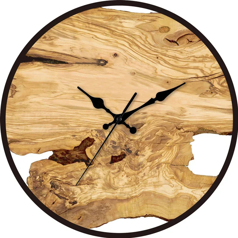 Lisslune | Silent wall clock made of acrylic and wood