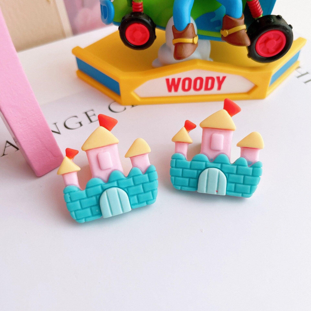 Lisslune | Enchanted Castle Wand Resin Crafts Charms Set