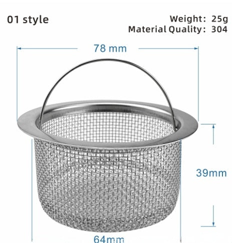 Lisslune | Stainless Steel Sink Drain Catch All Strainer