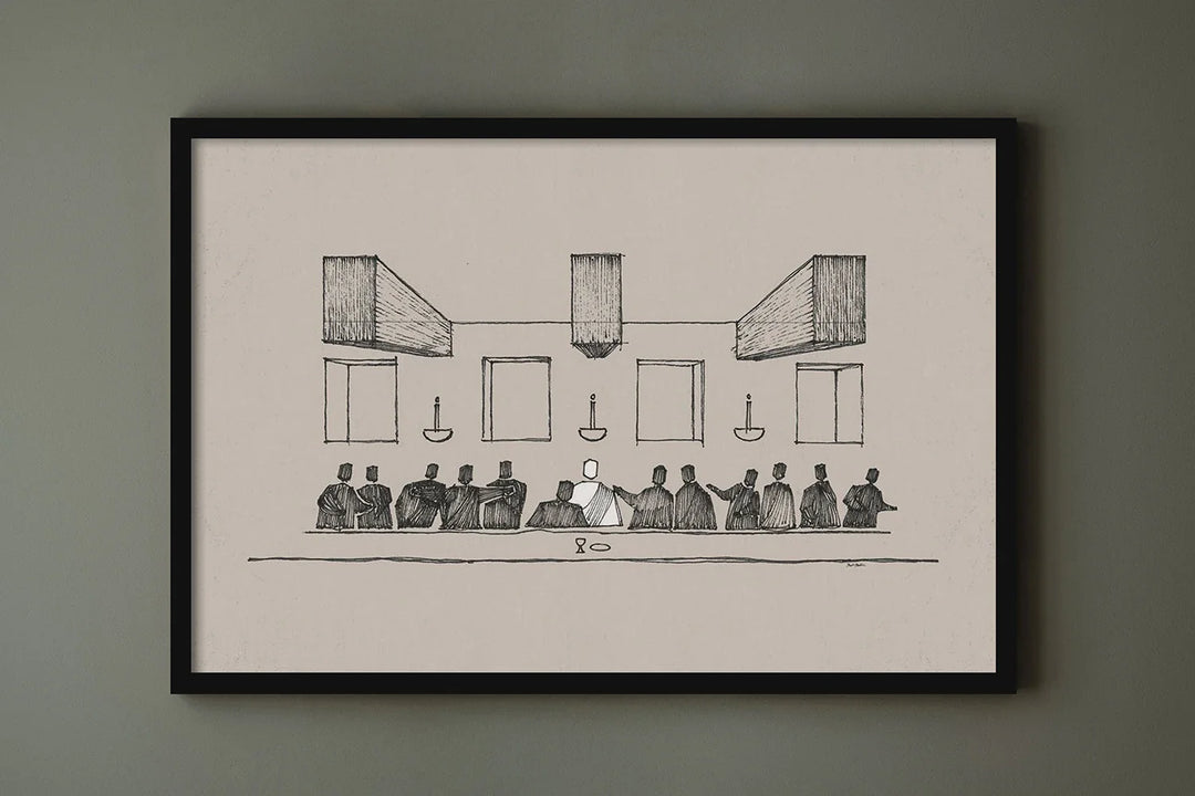 Lisslune | last supper canvas poster