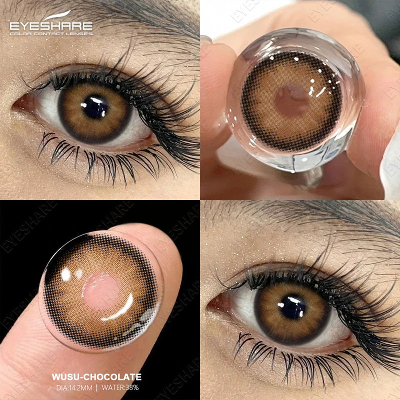 Rynx | Color contact lenses for eyes 1 pair High-quality grey lenses cosmetic blue eyes contact lenses annual cosmetic green eye lens