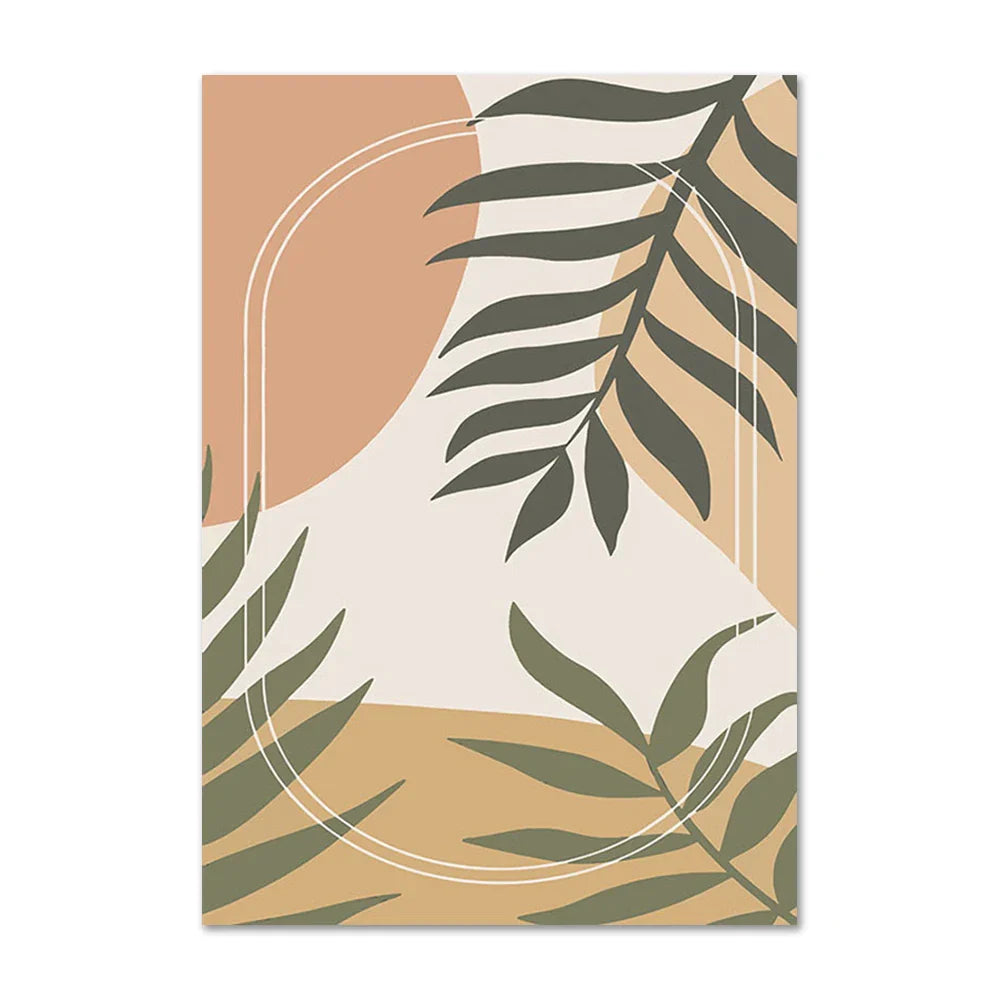 Lisslune | Monstera leaf canvas poster
