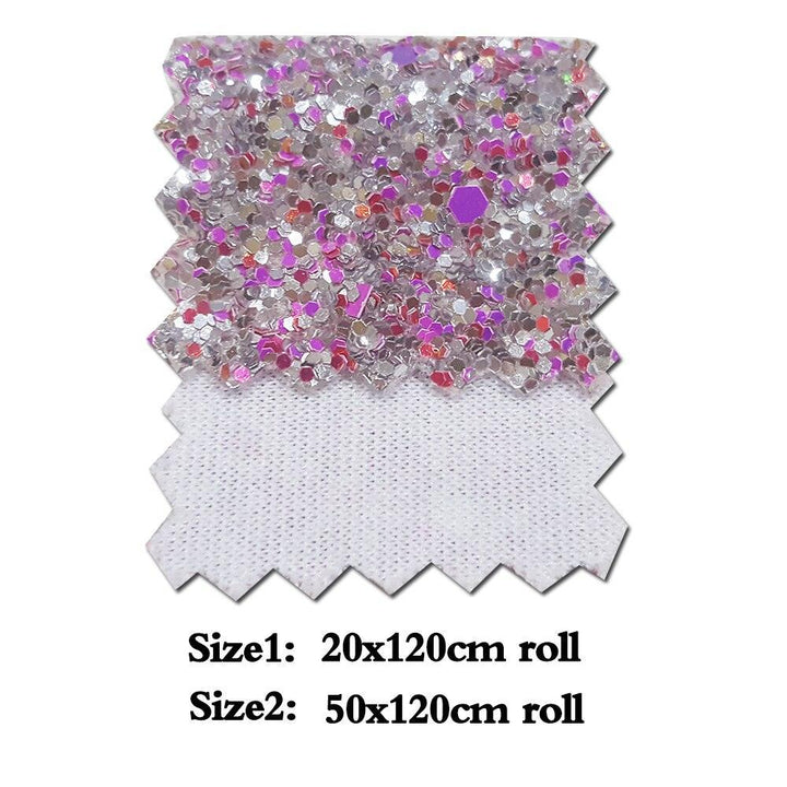Lisslune | Sparkling Chunky Glitter Fabric Roll - Create a Creative Fantasy