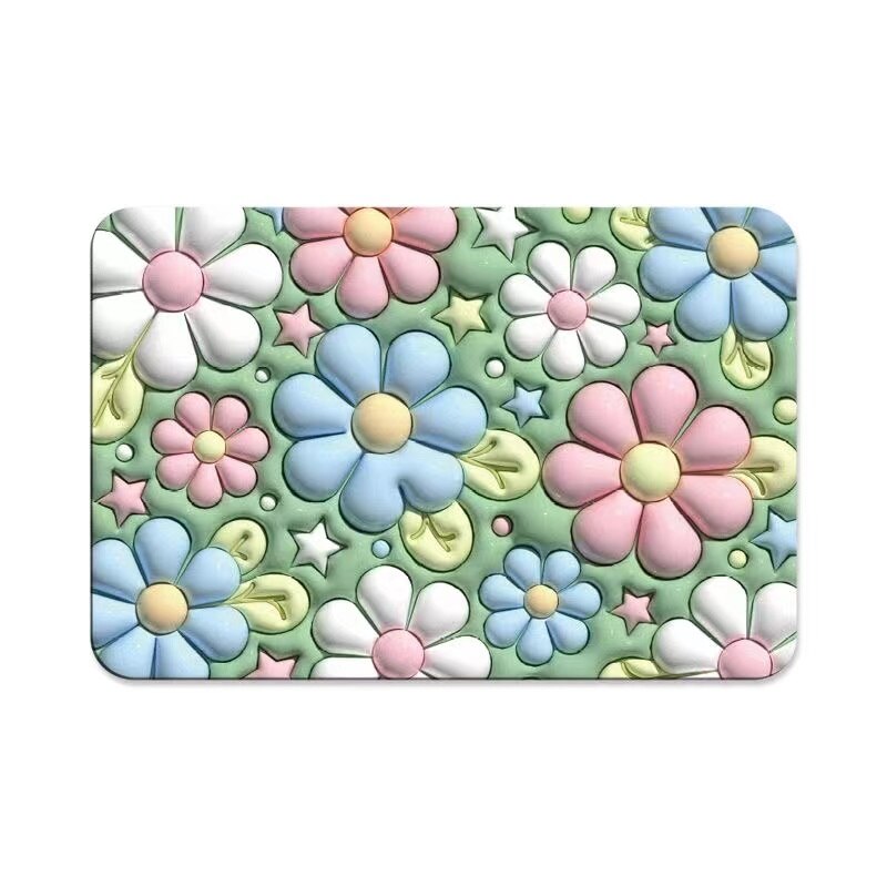 Lisslune | Non-Slip Cartoon Colorful Fun Quick Water Absorbent Mat