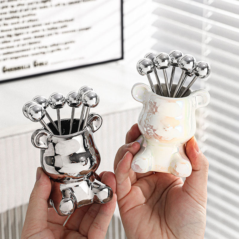 Lisslune | Nordic Tiny Bear Food Fruit Holder
