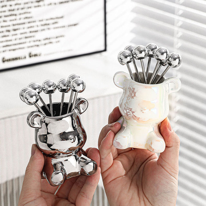 Lisslune | Nordic Tiny Bear Food Fruit Holder
