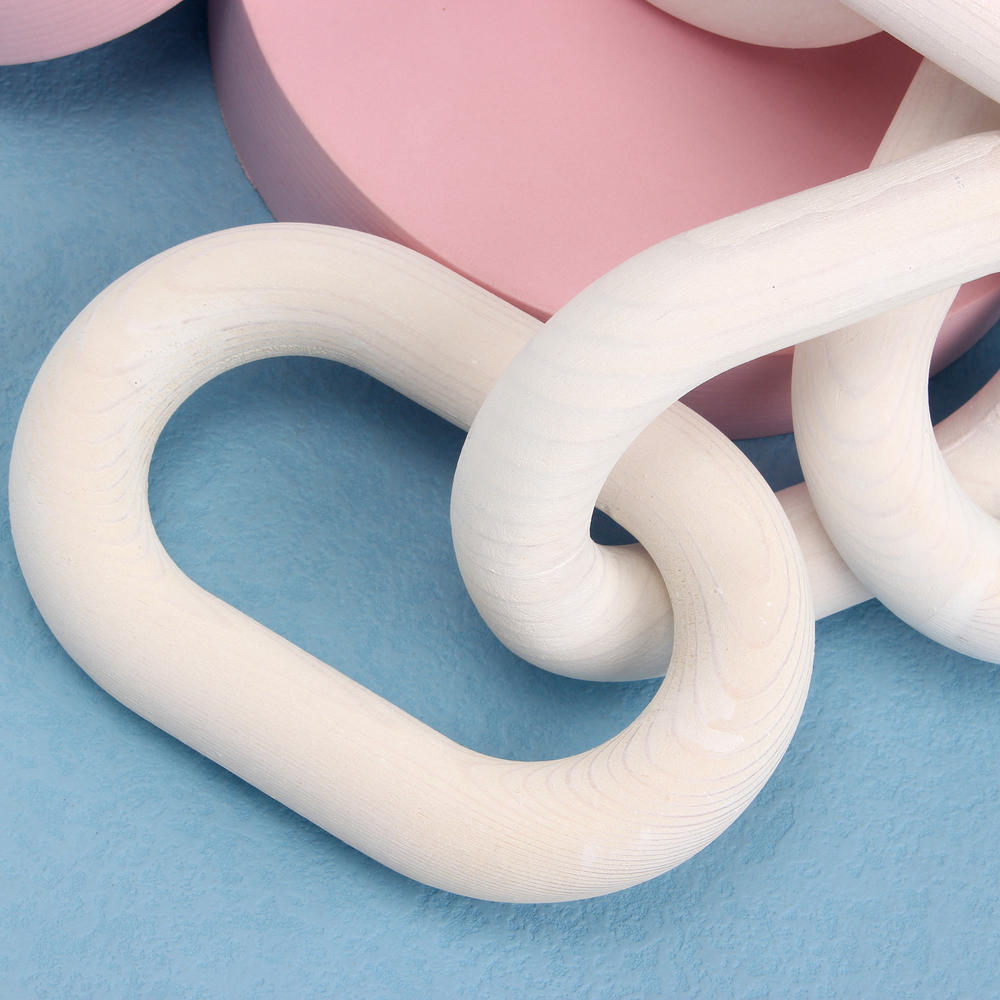 Lisslune | Modern Wooden Chain Link Decor
