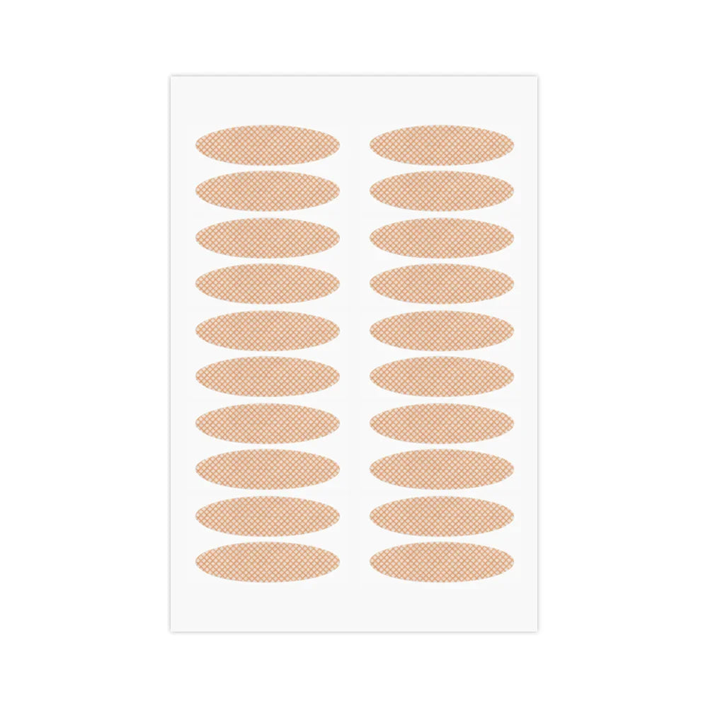 Rynx | Invisible Double Eyelid Patch Mesh Olive-shaped Eyelid Strips Self-adhesive Waterproof Sweat-resistant Natural Eyelifting Tape Makeup