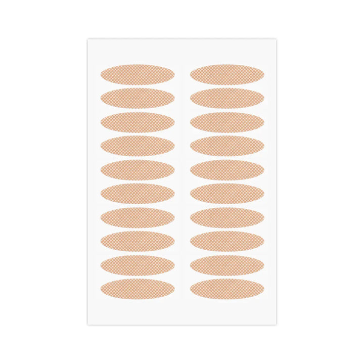 Rynx | Invisible Double Eyelid Patch Mesh Olive-shaped Eyelid Strips Self-adhesive Waterproof Sweat-resistant Natural Eyelifting Tape Makeup