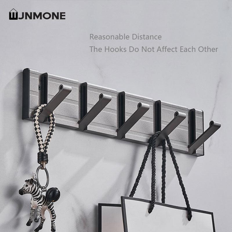 Lisslune | Modern Electroplated Aluminium Wall Hook Set - Elegant Storage Solution