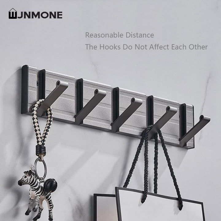 Lisslune | Modern Electroplated Aluminium Wall Hook Set - Elegant Storage Solution