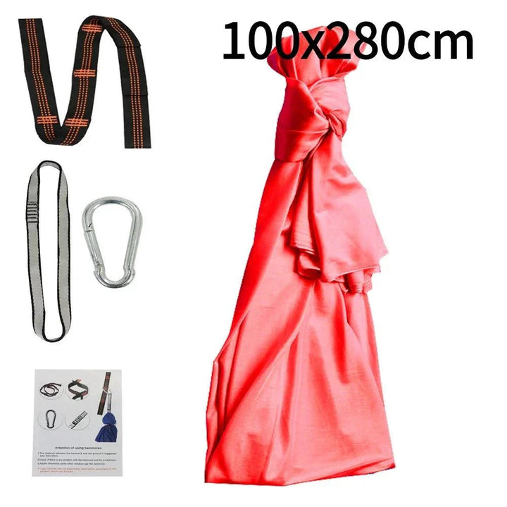 Lisslune | Versatile Nylon Swing Hammock for Sensory Therapy and Relaxation with Yoga Straps