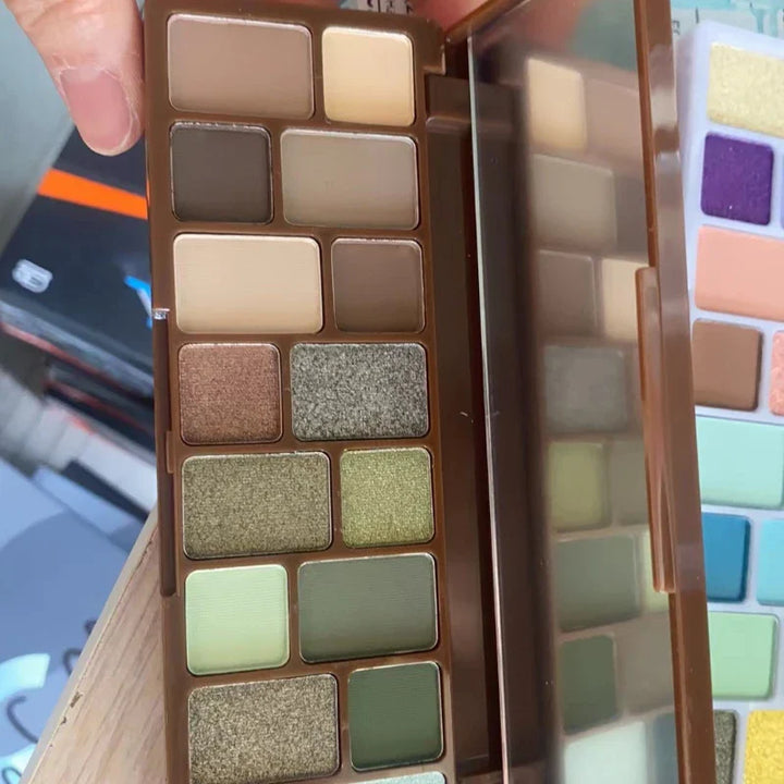 Rynx | Eyeshadow palettes Blue Green Earth tones Eyeshadow Spring Summer Cool tones Shadow Palette Matte Eye pigments Korea Makeup