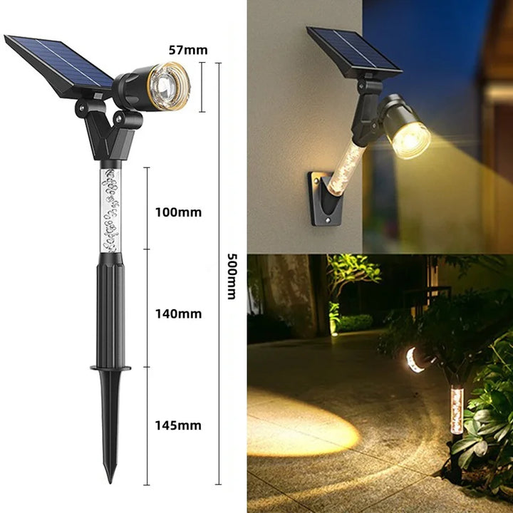 Lisslune | Solar LED Garden Home Outdoor Pathway Spotlights