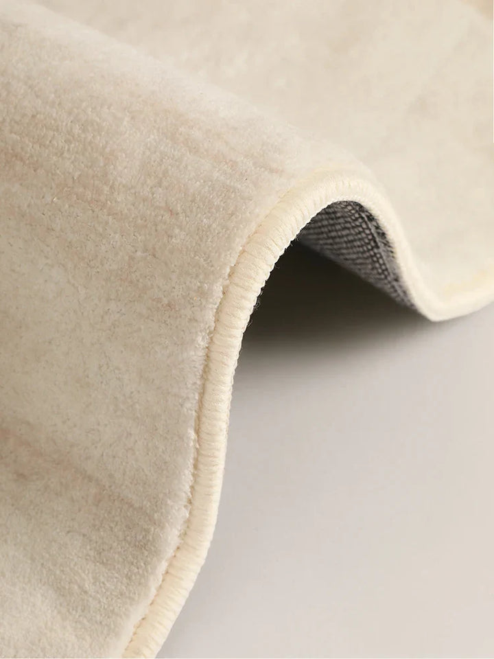 Rynx | Minimalist Beige Carpet Stripes Comfortable Soft Carpet Large Area Living Room Rugs Luxury Bedroom Rugs Balcony Tapis Wallpaper Carpet