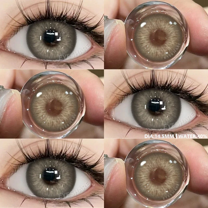 Rynx | 1 Pair Colored Pupils for Eyes Green Eye Color Lenses Brown Natural Blue Eye Lenses High-Quality Gray Lenses Soft Pupils