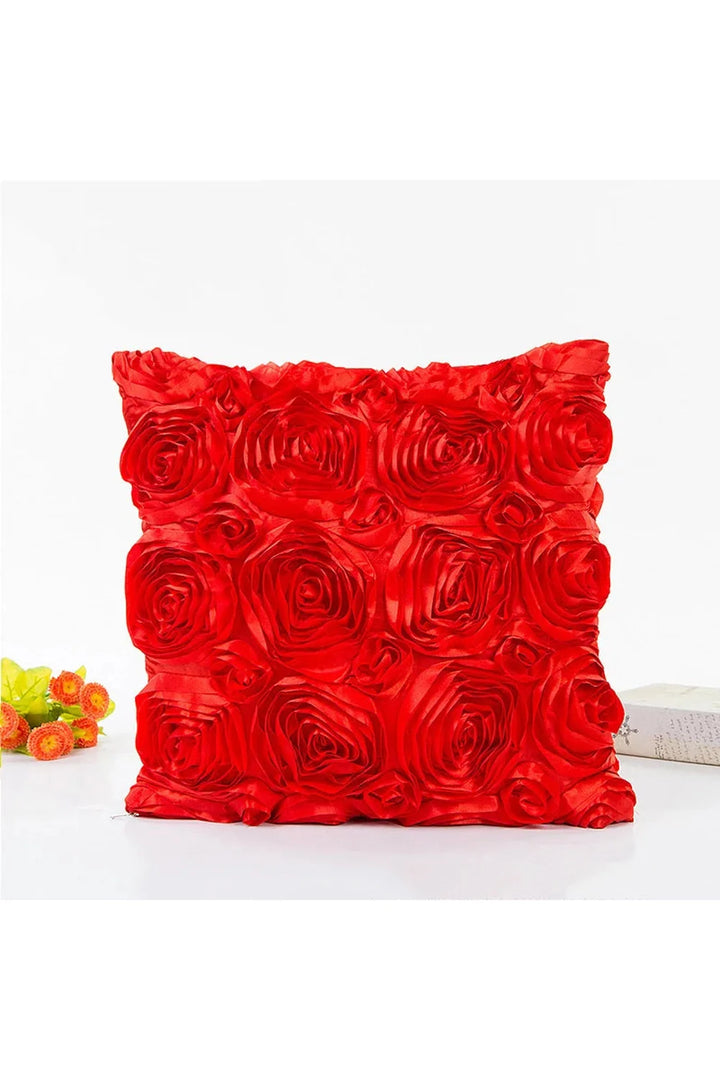 Lisslune | 3D Rose pillow cover