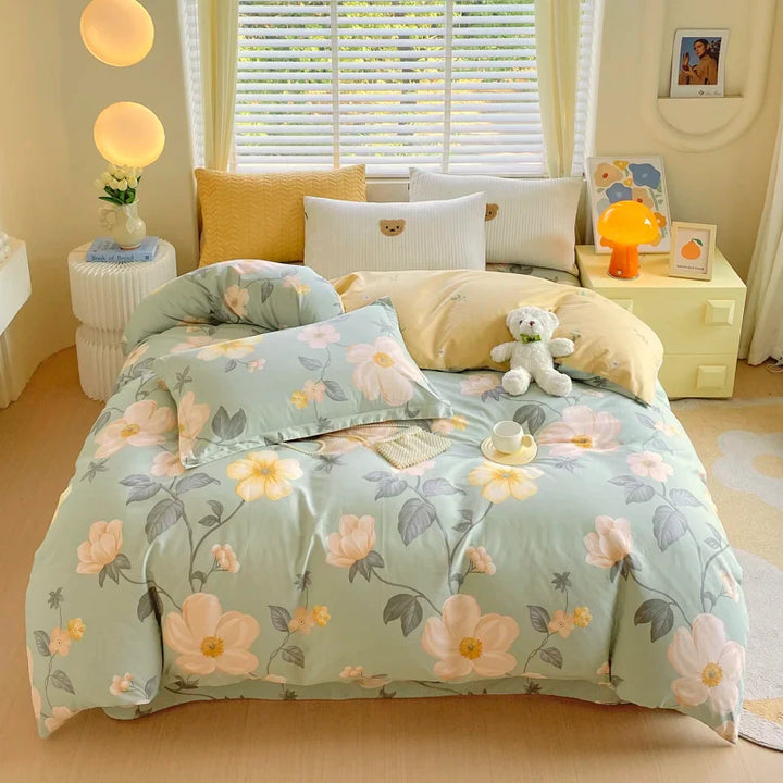 Rynx | Khaki Striped Check Blanket Adults Kids Home Hotel Room Decoration Double Skin-friendly Comfort 100% Cotton Bedding 1 Piece