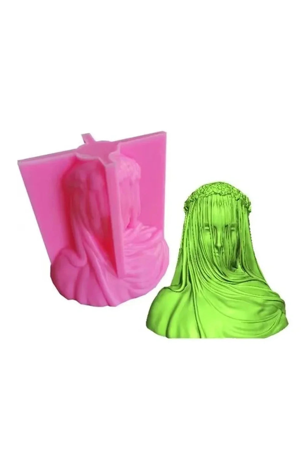 Lisslune | Portrait sculpture candle mold DIY