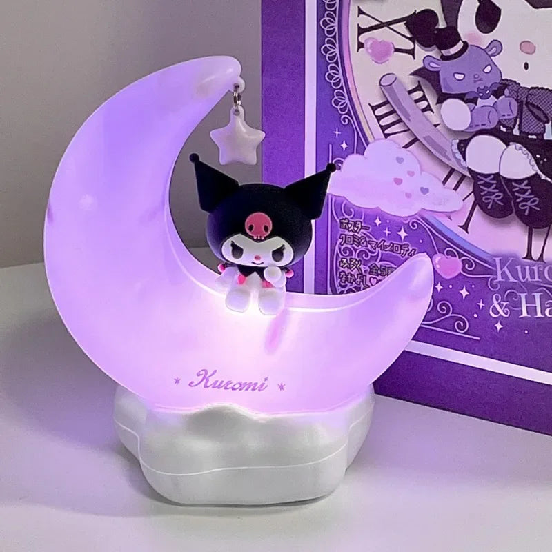 Lisslune | LunaMoon - Half Moon Night Light with Cute Character