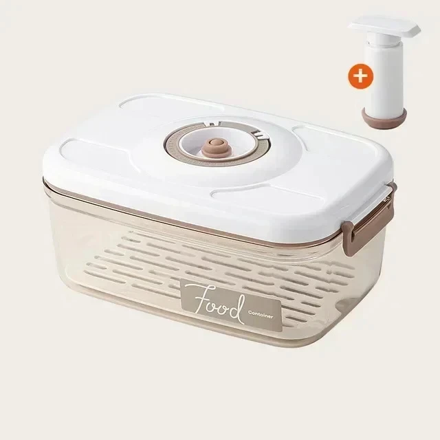 Lisslune | Food Vacuum Storage Box Transparent Container with Hand Pump – FreshLock