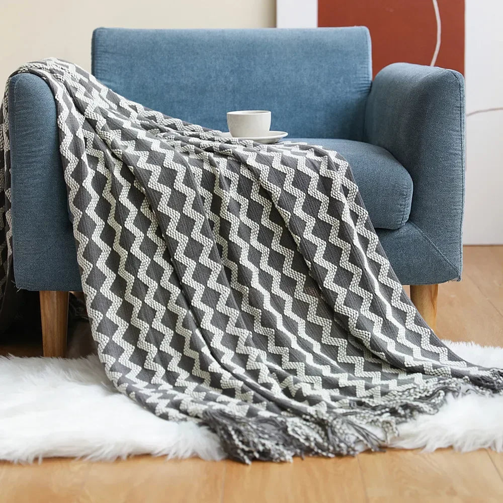Lisslune | Nordic Style Dick Knitted Blanket