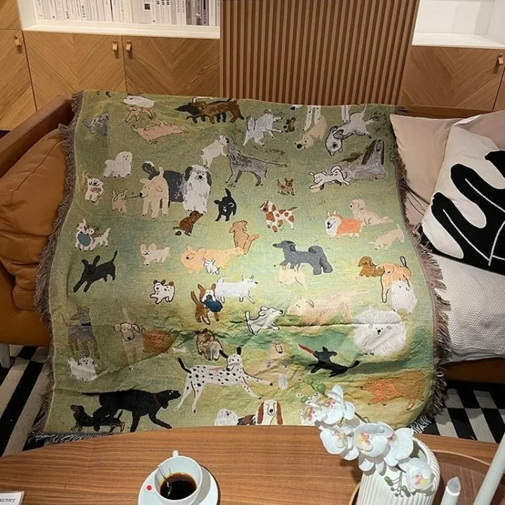 Lisslune | Dog tile blanket