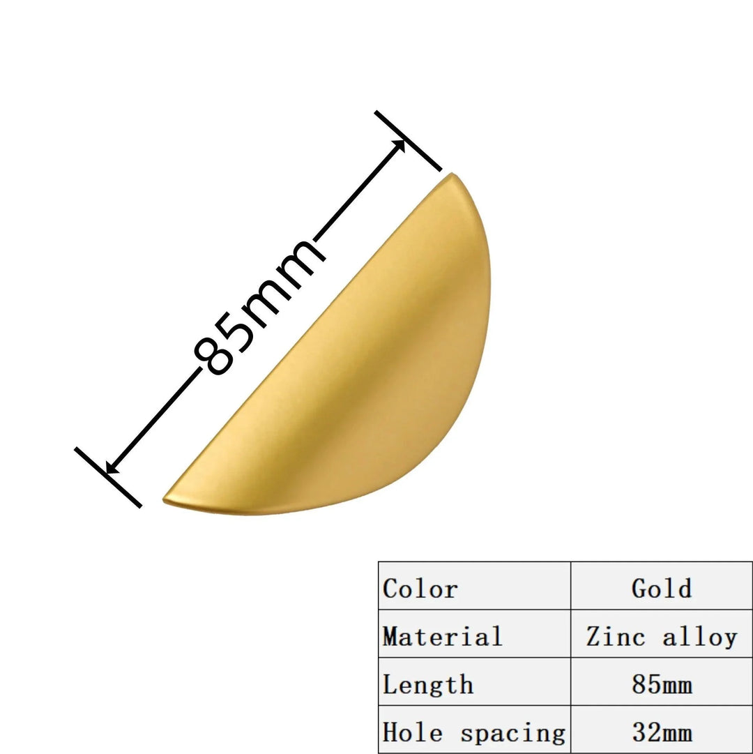 Lisslune | Elegant Gold Leaf Cabinet Handles: A stylish accent for modern spaces