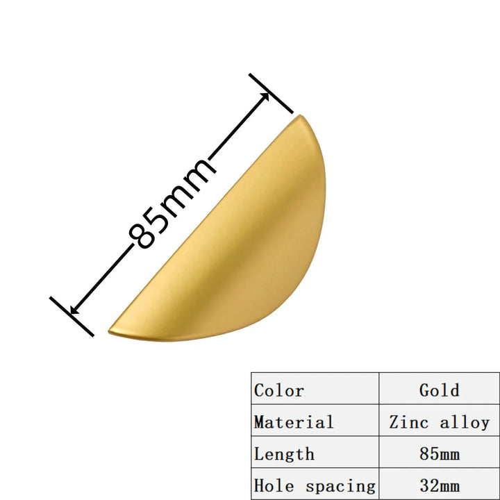 Lisslune | Elegant Gold Leaf Cabinet Handles: A stylish accent for modern spaces