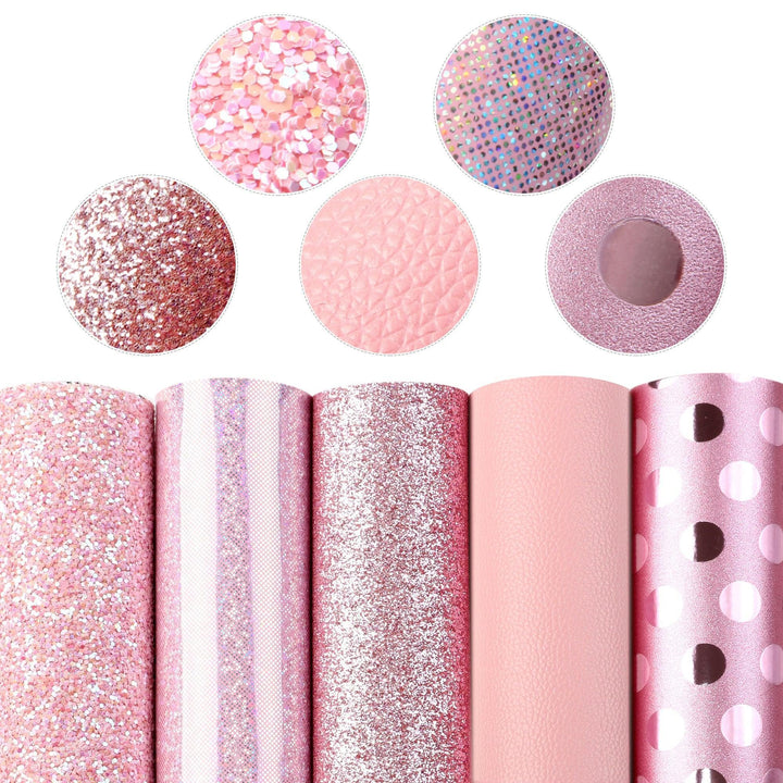 Lisslune | Shimmering DIY Glitter Craft Collection - 5 Sparkling Sheets