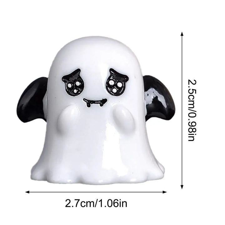 Rynx | Halloween Micro Landscape Miniature Figures Resin Craft Mini Fairy Garden Ornaments Cute Pumpkin Ghost Vampire Decoration