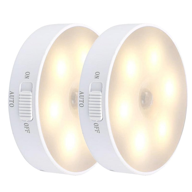 Lisslune | Sticky LED Motion Sensor Mini Night Lamp
