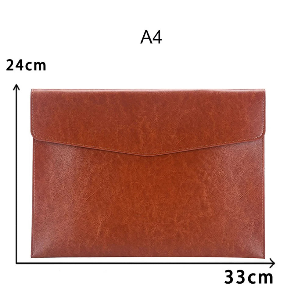 Lisslune | Elegant PU leather business portfolio with plenty of storage