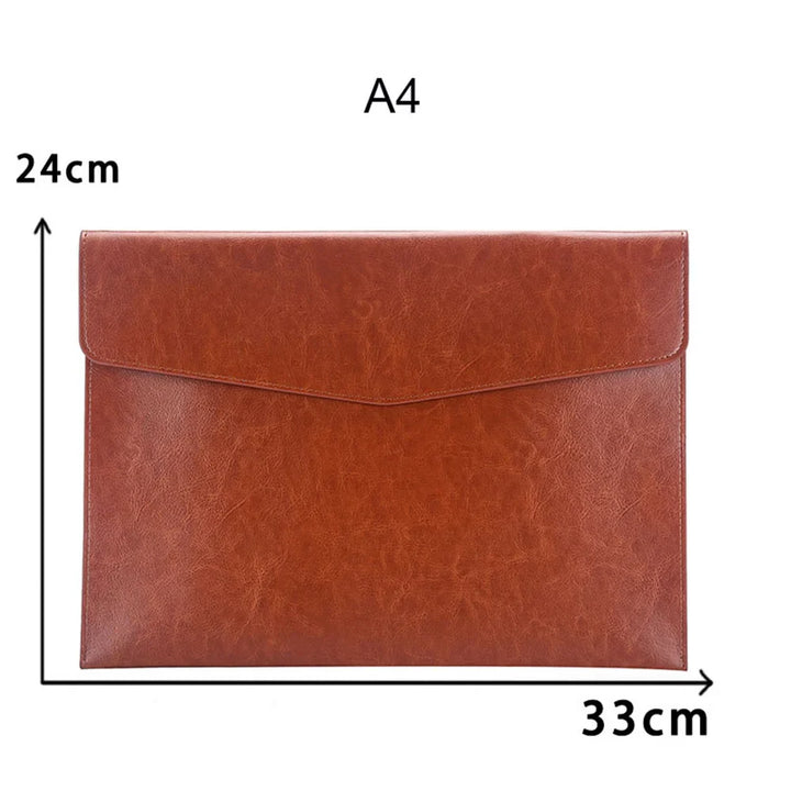 Lisslune | Elegant PU leather business portfolio with plenty of storage