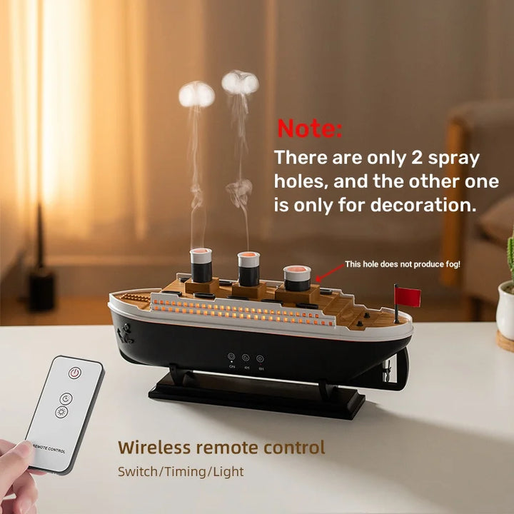 Lisslune | Luxury Ocean Liner Electric Aromatherapy Air Humidifier