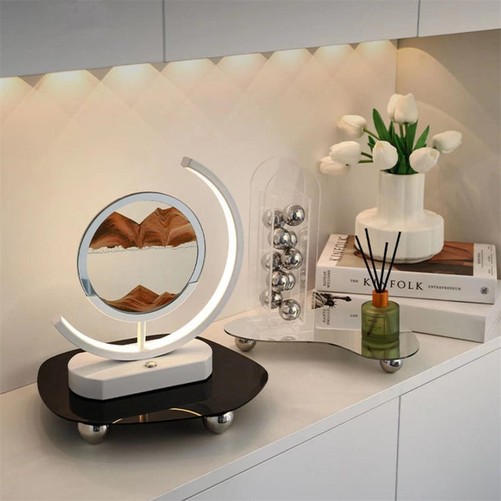 Lisslune | 3D LED Flowing Sand Art Table Lamp