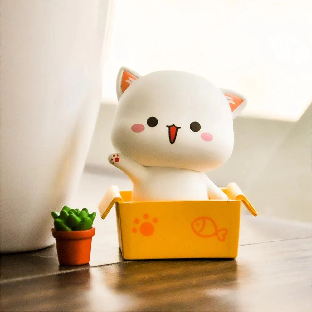 Lisslune | Mitao Enchanted Happy Cat Surprise Boxes - Charming Collectible Figurines for Playful Home Decor
