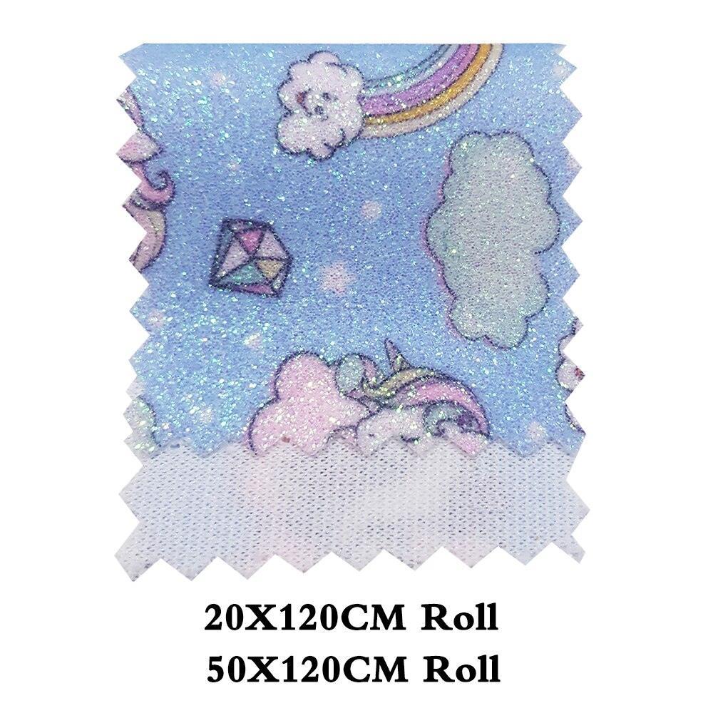 Lisslune | Enchanting Unicorn Glitter Fabric Roll: Transform Your DIY Craft Projects and Home Decor