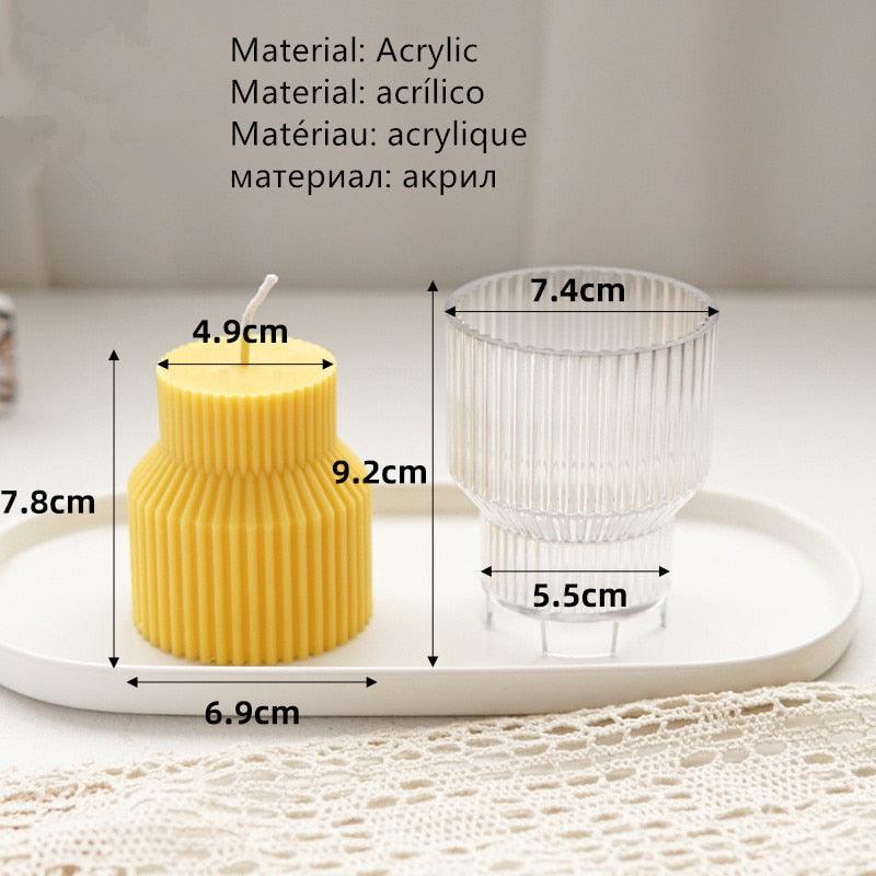 Lisslune | Versatile round silicone mold for DIY candles and treats