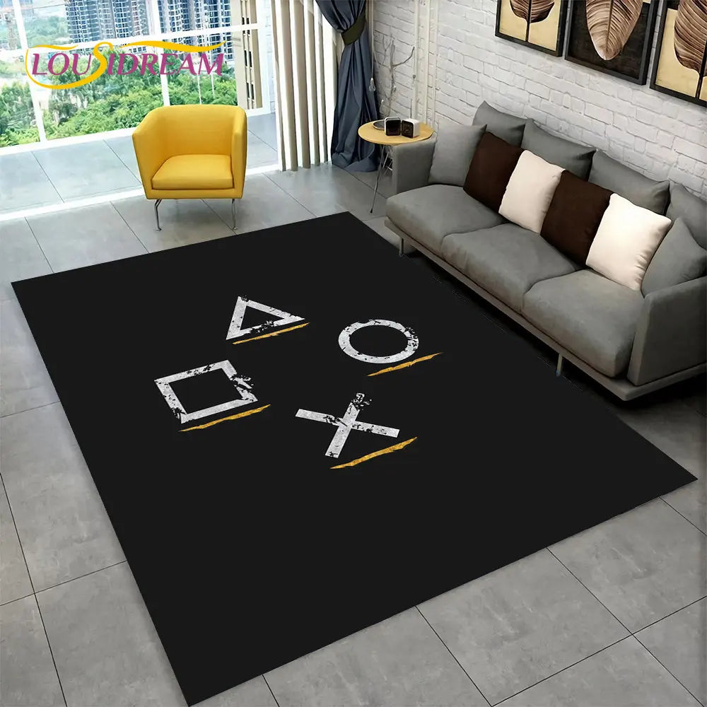 Lisslune | GameJoy Playmat – Soft 3D Gamepad Floor Mat for Children and Gamers