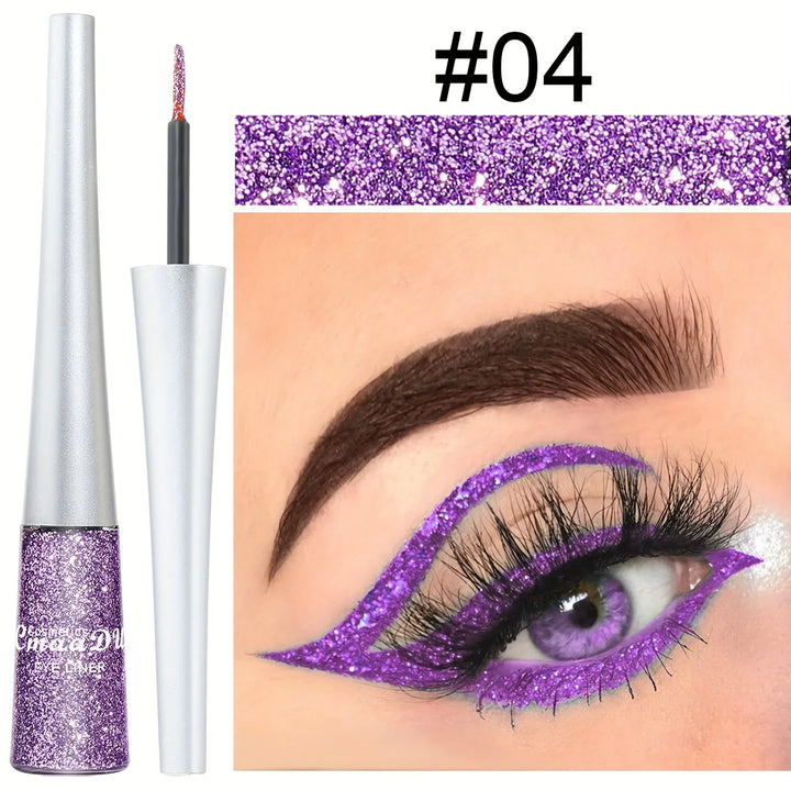 Rynx | Long-lasting liquid eyeliner pencil - shimmer in silver, green & blue | waterproof, smudge-proof makeup