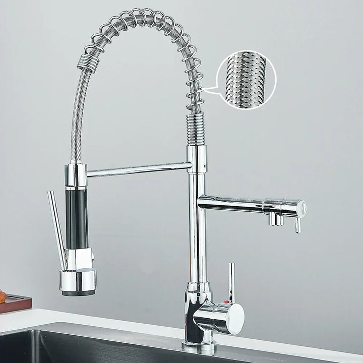 Lisslune | SpringFlow – Kitchen faucet with dual outlet