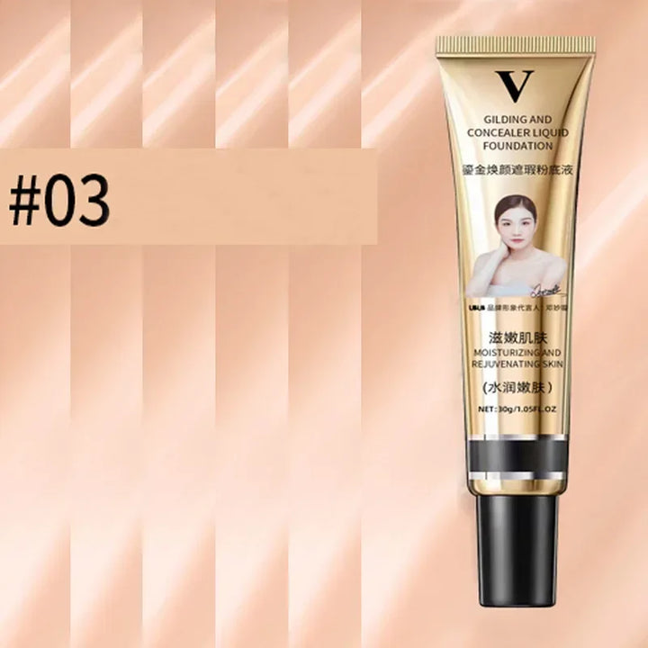 Rynx | 3 Colors Liquid Foundation Cream Coverage Acne Waterproof Long-lasting Oil-control Base Cream Make-up Moisturizing Matte Concealer Cosmetics