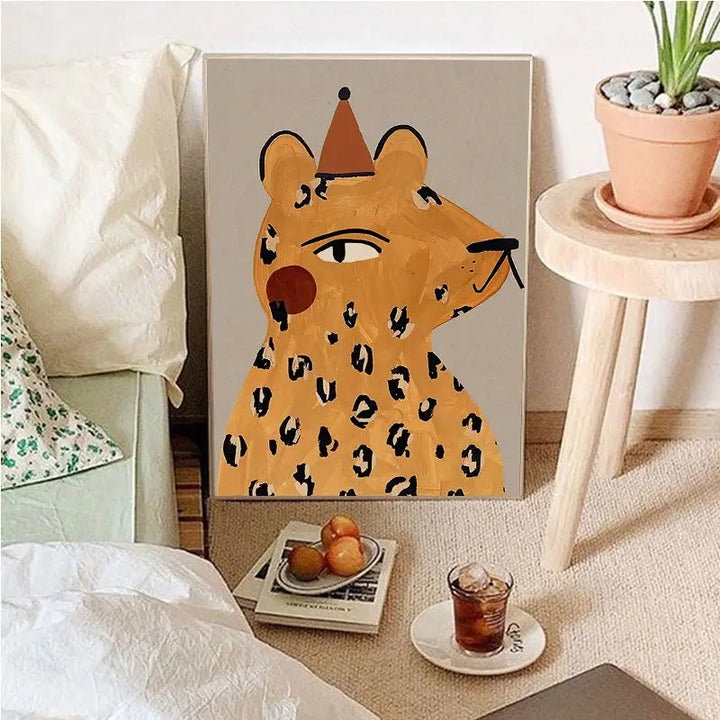 Lisslune | Vintage Cartoon Canvas Art