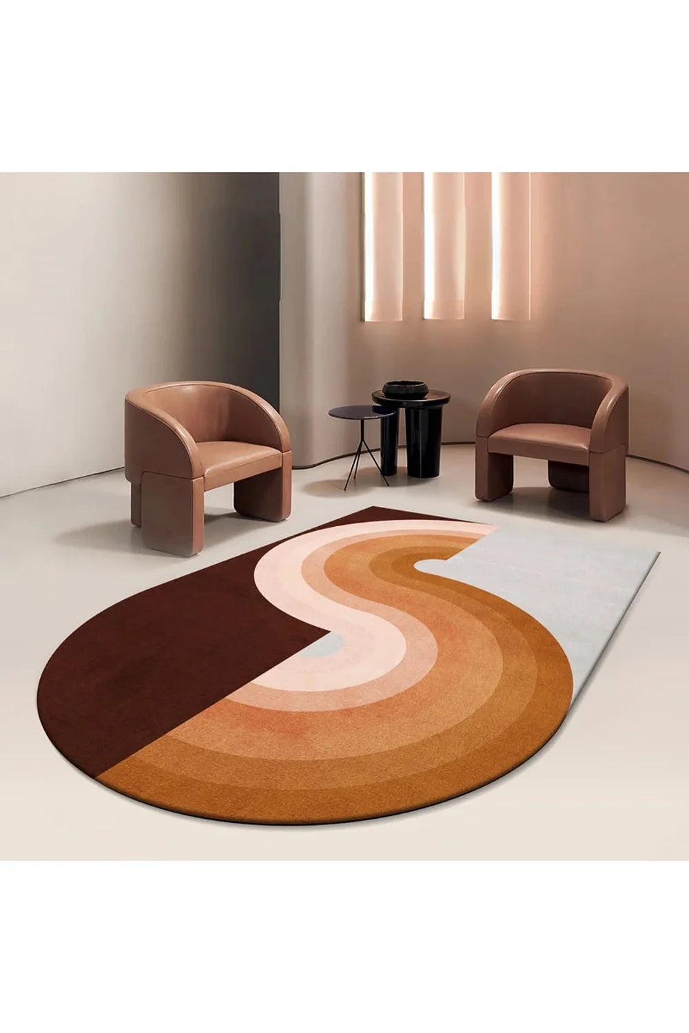 Lisslune | Waves geometric rug